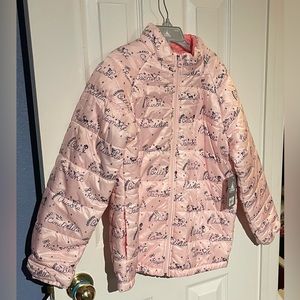 NWT Disney Girls Puffer Coat Size 9/10